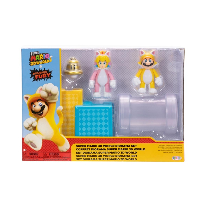 JAKKS Pacific Super Mario 2,5 tommer diorama-sæt 3D World i gruppen LEGETØJ, BØRN & BABY / Legetøj / Figurer & miniaturer hos TP E-commerce Nordic AB (C82185)