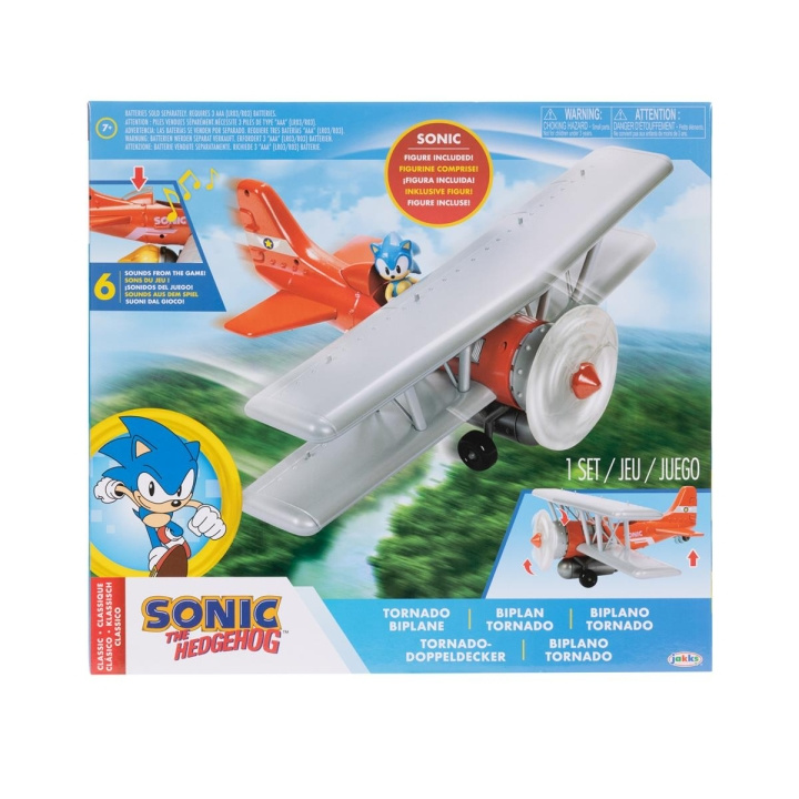 JAKKS Pacific Sonic the Hedgehog 2,5 tommer legesæt Tornado Biplane i gruppen LEGETØJ, BØRN & BABY / Legetøj / Legetøj hos TP E-commerce Nordic AB (C82188)