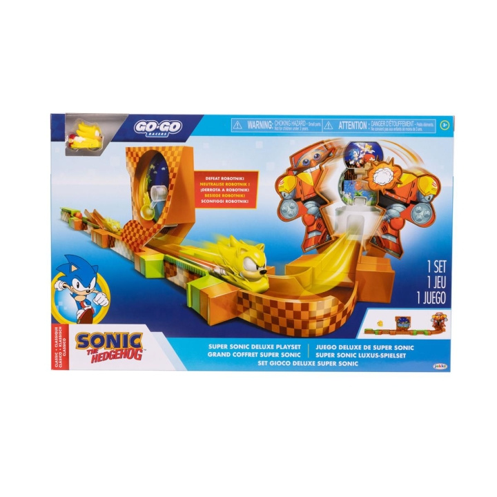 JAKKS Pacific Sonic the Hedgehog Go Go Racers Deluxe-legesæt i gruppen LEGETØJ, BØRN & BABY / Legetøj / Legetøj hos TP E-commerce Nordic AB (C82191)