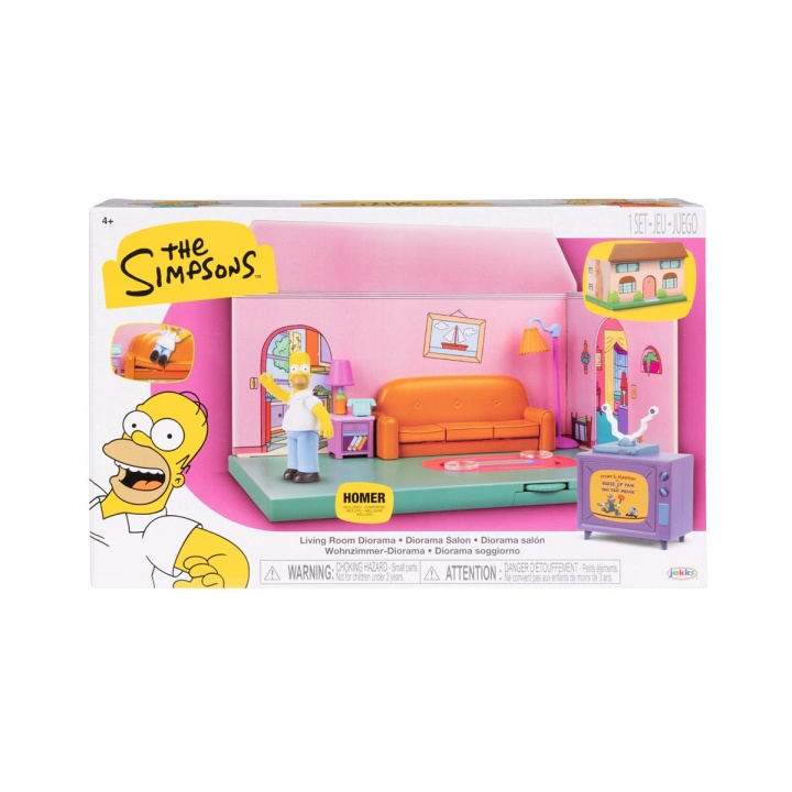 JAKKS Pacific The Simpsons 2,5 tommer legesæt Simpsons stue i gruppen LEGETØJ, BØRN & BABY / Legetøj / Legetøj hos TP E-commerce Nordic AB (C82193)