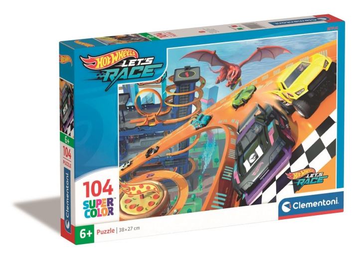 Clementoni 104 stk Puslespil Børn Hotwheels i gruppen LEGETØJ, BØRN & BABY / Legetøj / Puslespil hos TP E-commerce Nordic AB (C82216)