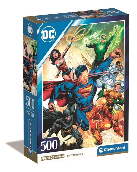 Clementoni 500 stk CB Collection DC Comics i høj kvalitet i gruppen LEGETØJ, BØRN & BABY / Legetøj / Puslespil hos TP E-commerce Nordic AB (C82218)