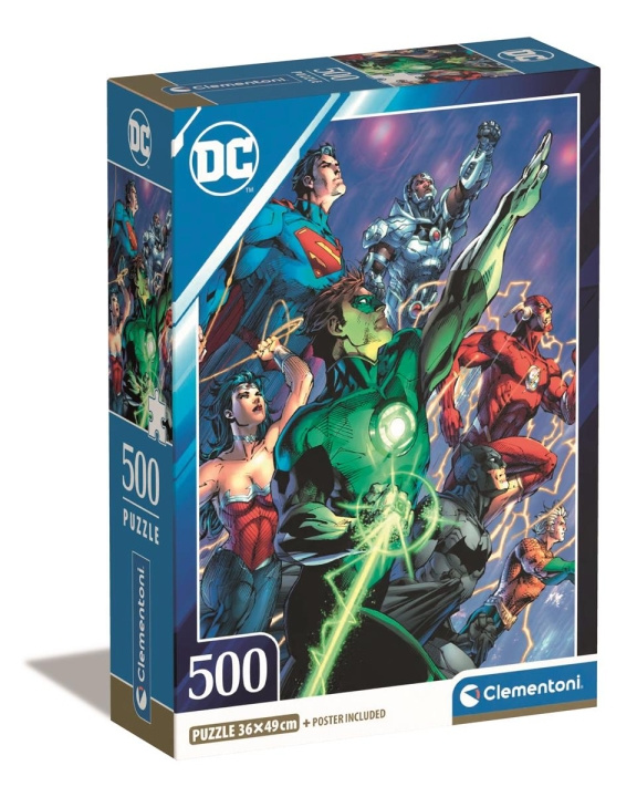 Clementoni 500 stk CB Collection DC Comics i høj kvalitet (2) i gruppen LEGETØJ, BØRN & BABY / Legetøj / Puslespil hos TP E-commerce Nordic AB (C82219)