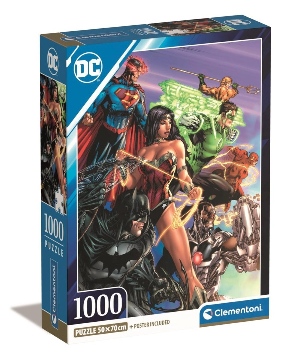 Clementoni 1000 stk CB Collection DC Comics af høj kvalitet i gruppen LEGETØJ, BØRN & BABY / Legetøj / Puslespil hos TP E-commerce Nordic AB (C82220)