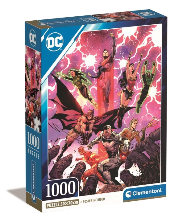 Clementoni 1000 stk CB Collection DC Comics i høj kvalitet (2) i gruppen LEGETØJ, BØRN & BABY / Legetøj / Puslespil hos TP E-commerce Nordic AB (C82221)