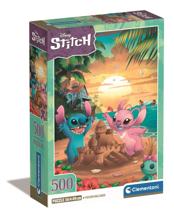 Clementoni 500 stk CB Disney Stitch i gruppen LEGETØJ, BØRN & BABY / Legetøj / Puslespil hos TP E-commerce Nordic AB (C82232)