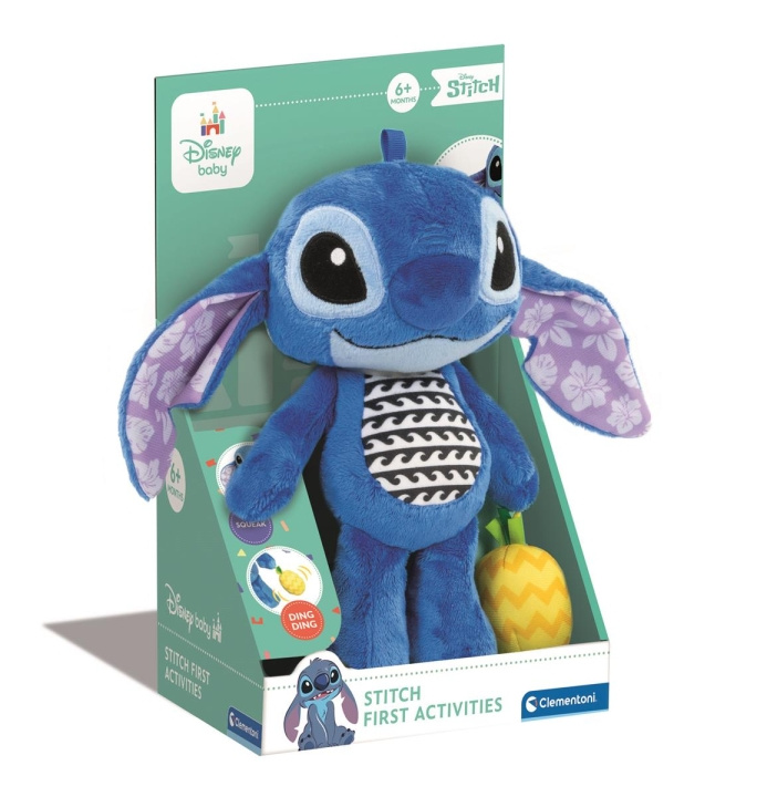 Clementoni Disney Baby Stitch aktivitetsplys i gruppen LEGETØJ, BØRN & BABY / Babyleg (0-3 år) / Aktivitetslegetøj hos TP E-commerce Nordic AB (C82236)