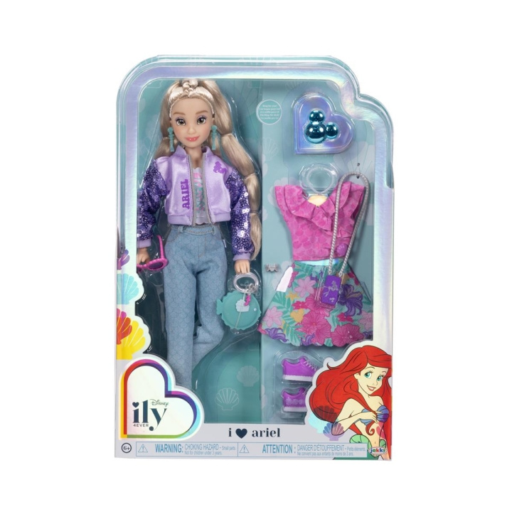 JAKKS Pacific Disney ily 4EVER Fashion Doll med ekstra tøj inspireret af Ariel i gruppen LEGETØJ, BØRN & BABY / Legetøj / Docks og tilbehør hos TP E-commerce Nordic AB (C82240)