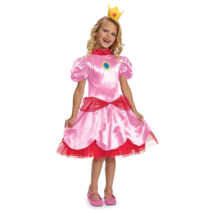 JAKKS Pacific Disguise Super Mario Kostume Fancy Prinsesse Peach M (7-8) i gruppen LEGETØJ, BØRN & BABY / Legetøj / Udklædning hos TP E-commerce Nordic AB (C82251)