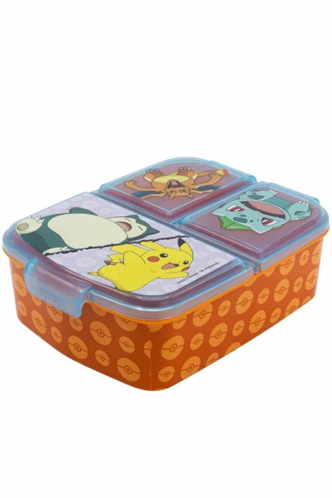 Pokémon Pokémon Stor - Sandwichboks med flere rum - (088808735-08020) i gruppen LEGETØJ, BØRN & BABY / Mad & Drikke / Børnebestik og tallerkener hos TP E-commerce Nordic AB (C82393)