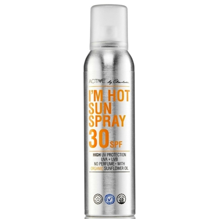 Active by Charlotte I\'M Hot Sun Spray SPF 30 150 ml i gruppen SKØNHED & HELSE / Hudpleje / Tanning / Solbeskyttelse hos TP E-commerce Nordic AB (C82460)