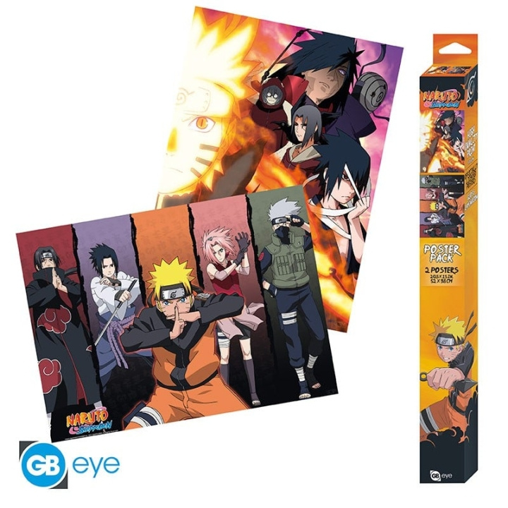 Abysse NARUTO SHIPPUDEN - Sæt 2 Chibi-plakater (52x38) i gruppen SPORT, FRITID & HOBBY / Sjove gadgets / Sjove gadgets hos TP E-commerce Nordic AB (C82483)