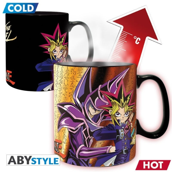 Abysse YU-GI-OH! - Krus Heat Change - 460 ml Yugi vs Kaïba i gruppen SPORT, FRITID & HOBBY / Sjove gadgets / Krus hos TP E-commerce Nordic AB (C82488)