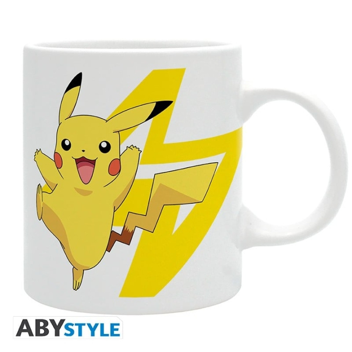 Abysse POKEMON - Krus - 320 ml - Logo & Pikachu i gruppen SPORT, FRITID & HOBBY / Sjove gadgets / Krus hos TP E-commerce Nordic AB (C82492)