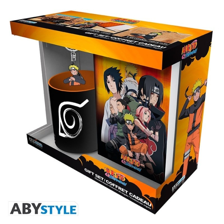 Abysse NARUTO SHIPPUDEN - Pck Mug320ml + Nøglering PVC + Notesbog Naruto i gruppen SPORT, FRITID & HOBBY / Sjove gadgets / Krus hos TP E-commerce Nordic AB (C82496)