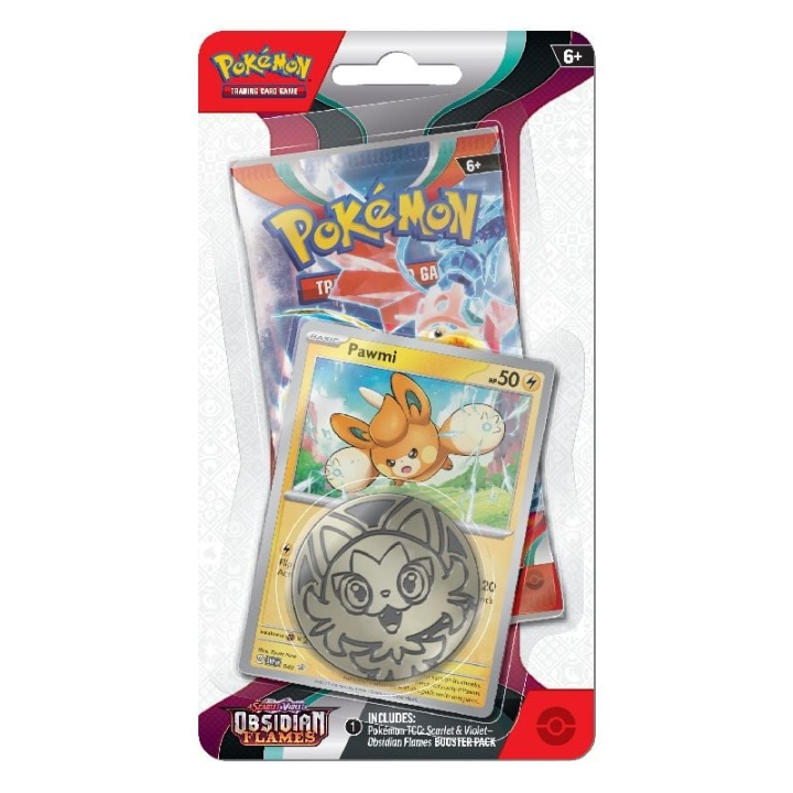 Pokémon Pokemon Scarlet & Violet - Obsidian Flames - Checklane Blister (POK85519) i gruppen LEGETØJ, BØRN & BABY / Legetøj / Legetøj hos TP E-commerce Nordic AB (C82523)