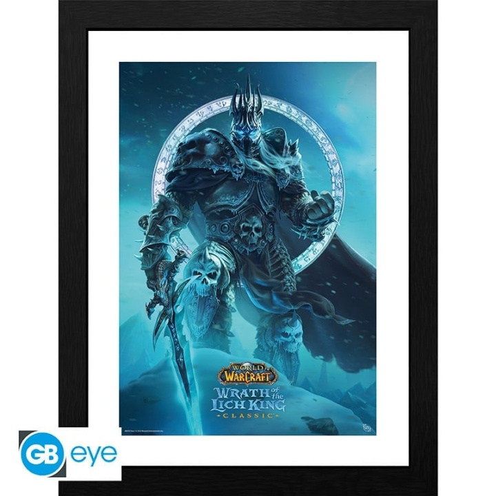 Abysse WORLD OF WARCRAFT - Indrammet print Lich King (30x40) i gruppen SPORT, FRITID & HOBBY / Sjove gadgets / Sjove gadgets hos TP E-commerce Nordic AB (C82537)