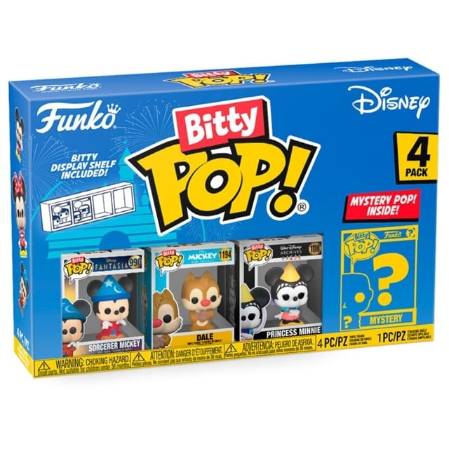 Funko Pop! - Bitty POP 4PK Disney Sorcerer Mickey (71321) i gruppen LEGETØJ, BØRN & BABY / Legetøj / Figurer & miniaturer hos TP E-commerce Nordic AB (C82565)