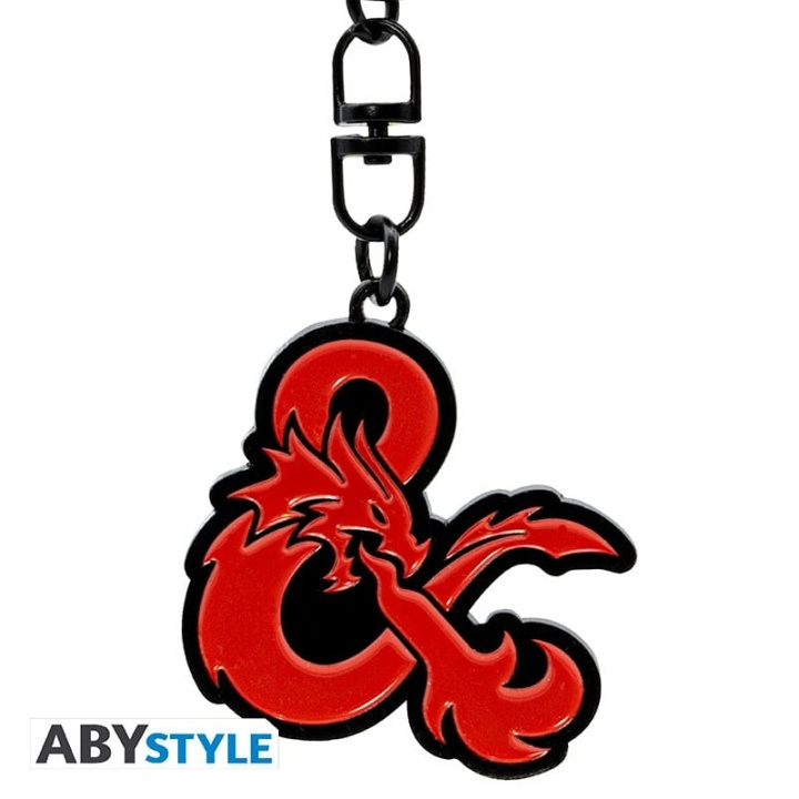 Abysse DUNGEONS & DRAGONS - Nøglering - Ampersand-logo i gruppen SPORT, FRITID & HOBBY / Sjove gadgets / Sjove gadgets hos TP E-commerce Nordic AB (C82612)