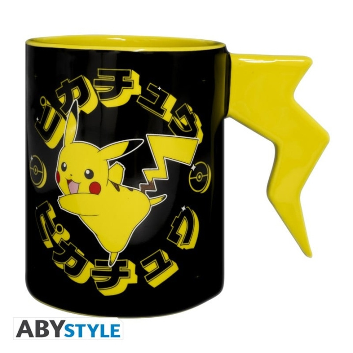 Abysse POKEMON - Krus 3D håndtag - Pikachu lynet i gruppen SPORT, FRITID & HOBBY / Sjove gadgets / Krus hos TP E-commerce Nordic AB (C82613)