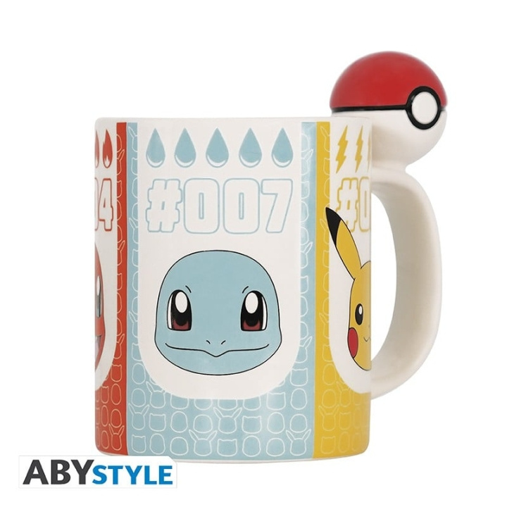 Abysse POKEMON - Krus 3D-håndtag - Pokéball i gruppen SPORT, FRITID & HOBBY / Sjove gadgets / Krus hos TP E-commerce Nordic AB (C82614)