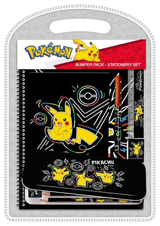 Pokémon Neon - kofangersæt m/taske og notesbog (161506884) i gruppen LEGETØJ, BØRN & BABY / Legetøj / Hobbyartikler hos TP E-commerce Nordic AB (C82641)