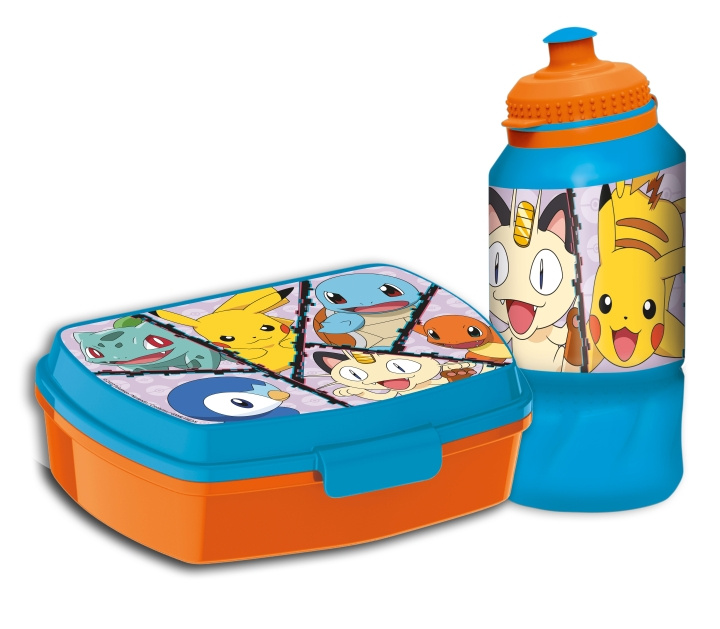 Pokémon Pokémon Stor - Madkasse og vandflaske - (8073) i gruppen LEGETØJ, BØRN & BABY / Mad & Drikke / Sutteflasker og tilbehør hos TP E-commerce Nordic AB (C82672)