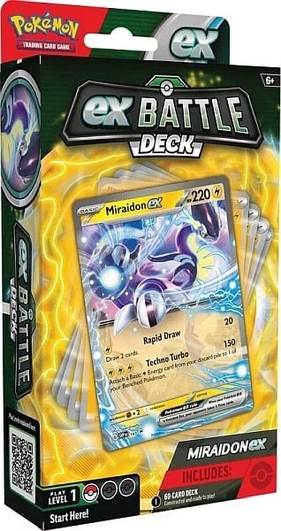 Pokémon Pokemon - Battle Deck EX - Miraidon (POK85754) i gruppen LEGETØJ, BØRN & BABY / Legetøj / Legetøj hos TP E-commerce Nordic AB (C82678)