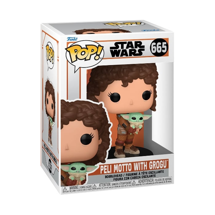 Funko Pop! - Vinyl Mandalorian - Peli Motto W/Grogu (76552) i gruppen LEGETØJ, BØRN & BABY / Legetøj / Figurer & miniaturer hos TP E-commerce Nordic AB (C82733)