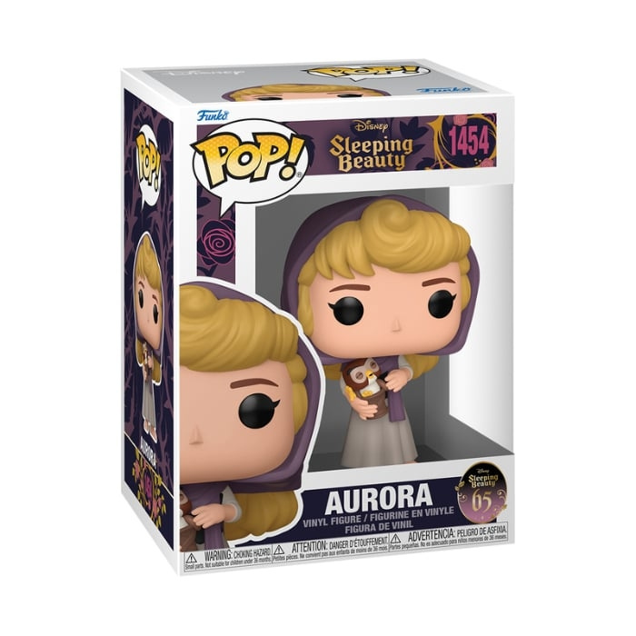 Funko Pop! - Vinyl Sleeping Beauty 65th - Aurora w/Owl (78181) i gruppen LEGETØJ, BØRN & BABY / Legetøj / Figurer & miniaturer hos TP E-commerce Nordic AB (C82742)