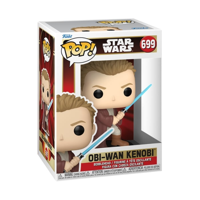 Funko Pop! - Vinyl Star Wars - Obi-Wan (ung) (76018) i gruppen LEGETØJ, BØRN & BABY / Legetøj / Figurer, miniaturer og tilbehør hos TP E-commerce Nordic AB (C82752)