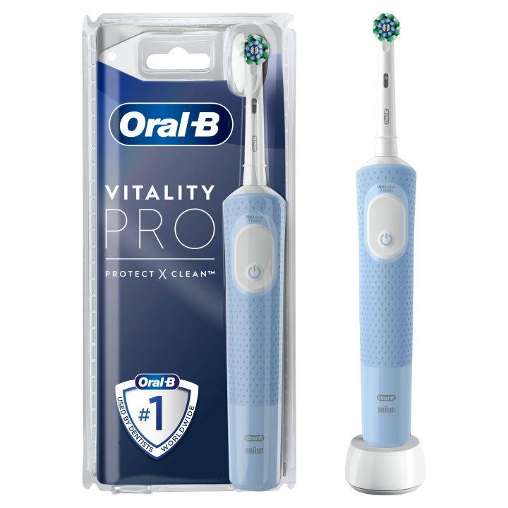 Oral B Vitality Pro Vapor Blue CA CLS elektrisk tandbørste i gruppen SKØNHED & HELSE / Oral pleje / Elektriske tandbørster hos TP E-commerce Nordic AB (C82761)