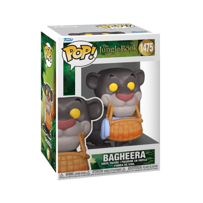 Funko Pop! - Vinyl Junglebogen - Bagheera med kurv (80786) i gruppen LEGETØJ, BØRN & BABY / Legetøj / Figurer & miniaturer hos TP E-commerce Nordic AB (C82780)