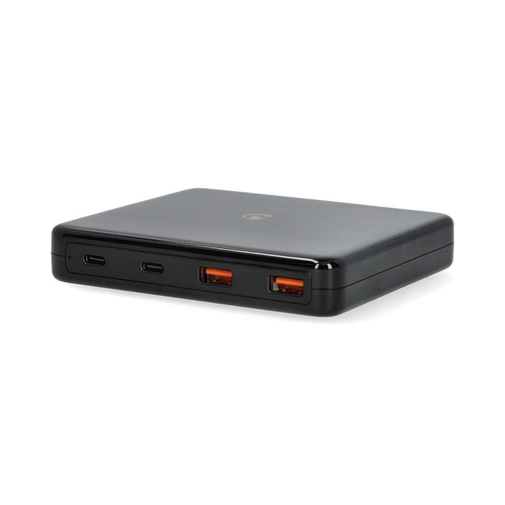 Nedis Vægoplader | 65 W | GaN | Hurtigopladningsfunktion | 1.5 / 2.0 / 3.0 / 3.25 A A | Antal output: 4 | USB-A / USB-C™ | Euro | 1.50 m | Automatisk Valgt Spænding i gruppen SMARTPHONES & TABLETS / Opladere og kabler / Vægoplader / Vægoplader USB hos TP E-commerce Nordic AB (C82809)