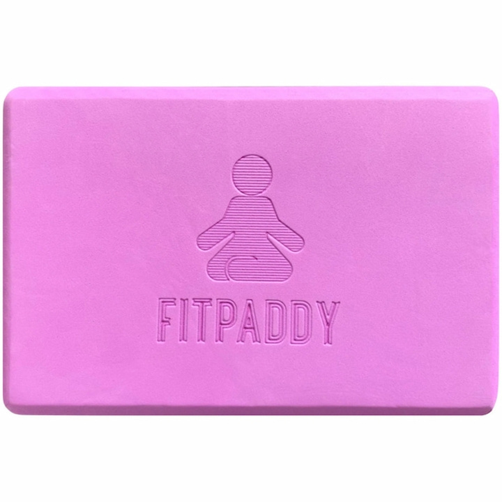 Fitpaddy Yoga Block Lila 2st i gruppen SPORT, FRITID & HOBBY / Træningsredskaber / Træningstilbehør hos TP E-commerce Nordic AB (C82824)