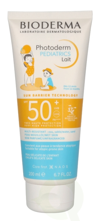 Bioderma Photoderm Pediatrics Lait Spf50 200 ml i gruppen SKØNHED & HELSE / Hudpleje / Tanning / Solbeskyttelse hos TP E-commerce Nordic AB (C82859)