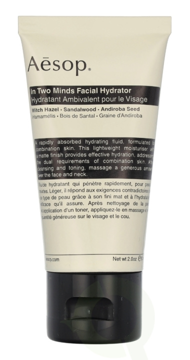 AESOP In Two Minds Facial Hydrator 60 ml i gruppen SKØNHED & HELSE / Hudpleje / Ansigt / Ansigtscreme hos TP E-commerce Nordic AB (C82928)