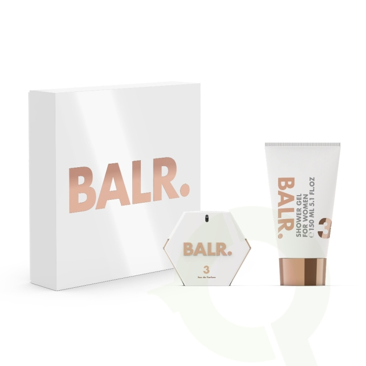 Balr. 3 FOR WOMEN Giftset 200 ml Edp Spray 50 ml/Shower Gel 150ml i gruppen SKØNHED & HELSE / Gaveæske / Gaveæske til hende hos TP E-commerce Nordic AB (C82937)