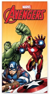 AVENGERS Håndklæde - 70x140 cm - AVENGERS (110049) i gruppen HJEM, HUS & HAVE / Badværelse / Håndklæder hos TP E-commerce Nordic AB (C83053)