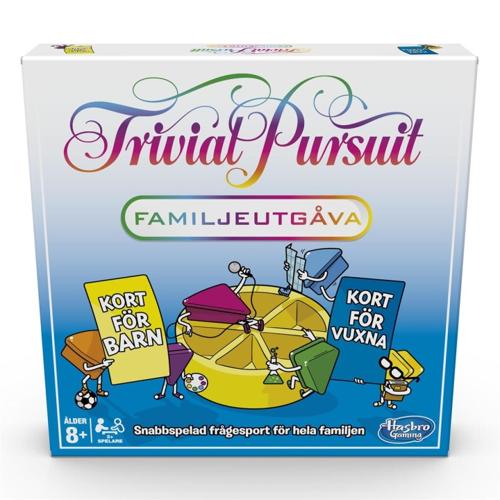 Hasbro Trivial Pursuit Family (SE) i gruppen LEGETØJ, BØRN & BABY / Legetøj / Brætspil / Familiespil hos TP E-commerce Nordic AB (C83228)