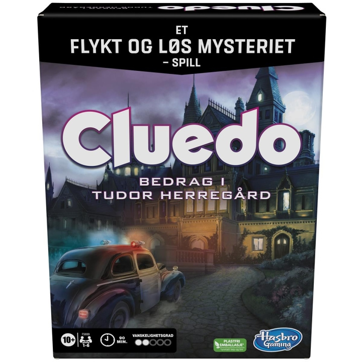 Hasbro Cluedo Escape Forræderi på Tudor Mansion (NO) i gruppen LEGETØJ, BØRN & BABY / Legetøj / Brætspil / Familiespil hos TP E-commerce Nordic AB (C83258)