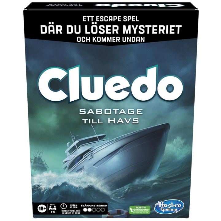 Hasbro Cluedo Escape Danger på S.S. Disaster (SE) i gruppen LEGETØJ, BØRN & BABY / Legetøj / Brætspil / Familiespil hos TP E-commerce Nordic AB (C83262)