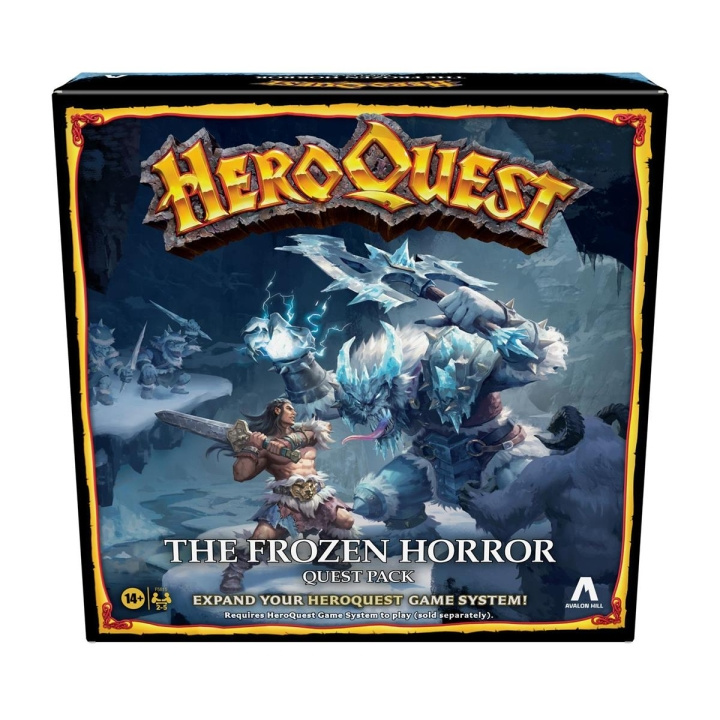 Hasbro HeroQuest-udvidelsen Frozen Horror (EN) i gruppen LEGETØJ, BØRN & BABY / Legetøj / Brætspil / Familiespil hos TP E-commerce Nordic AB (C83265)