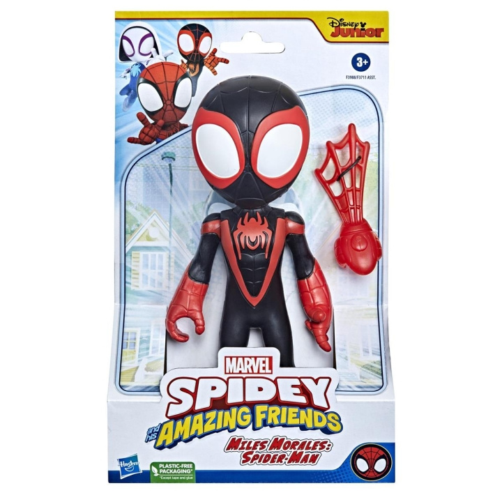 Spidey og hans fantastiske venner Supersized 9 tommer figur Miles Morales i gruppen LEGETØJ, BØRN & BABY / Legetøj / Figurer & miniaturer hos TP E-commerce Nordic AB (C83266)