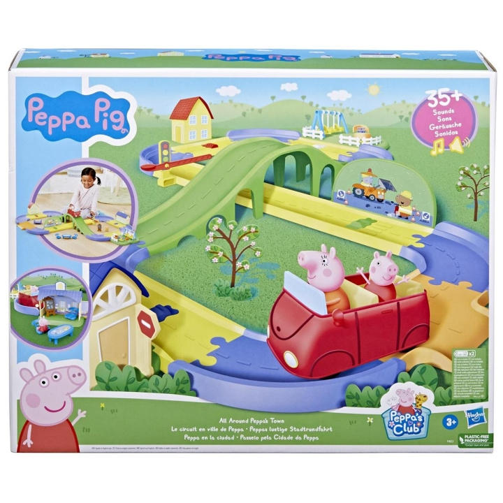 Hasbro Peppa Pig rundt omkring i Peppas by i gruppen LEGETØJ, BØRN & BABY / Legetøj / Legetøj hos TP E-commerce Nordic AB (C83268)