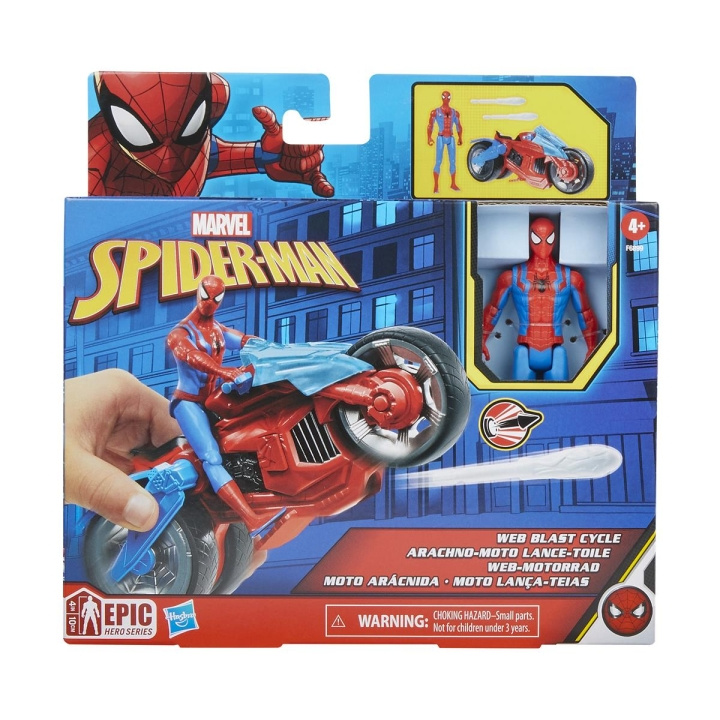 Spider-Man 4 tommer køretøj og figur i gruppen LEGETØJ, BØRN & BABY / Legetøj / Figurer & miniaturer hos TP E-commerce Nordic AB (C83271)