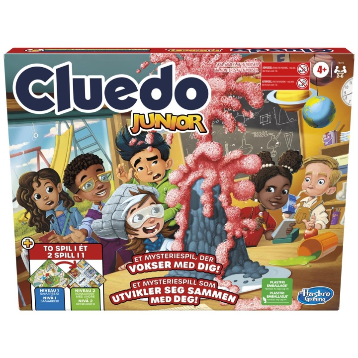 Hasbro Cluedo Junior 2 spil i 1 (DK/NO) i gruppen LEGETØJ, BØRN & BABY / Legetøj / Brætspil / Spil til børn hos TP E-commerce Nordic AB (C83273)