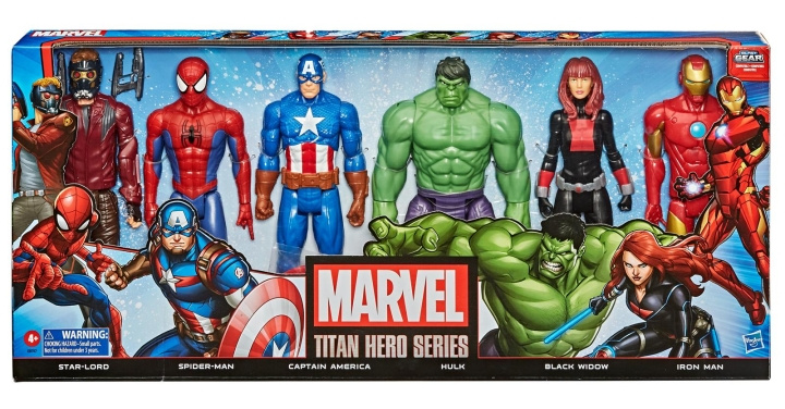 Avengers Titan Hero Collection 6-pak i gruppen LEGETØJ, BØRN & BABY / Legetøj / Figurer & miniaturer hos TP E-commerce Nordic AB (C83303)