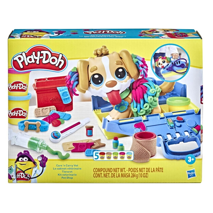 Play-Doh legesæt Care \'n Carry Vet i gruppen LEGETØJ, BØRN & BABY / Legetøj / Hobbyartikler hos TP E-commerce Nordic AB (C83304)