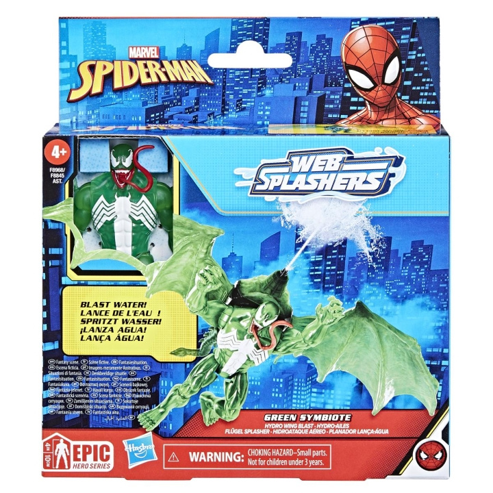 Spider-Man Web Splashers figur og køretøj Green Symbiote i gruppen LEGETØJ, BØRN & BABY / Legetøj / Figurer & miniaturer hos TP E-commerce Nordic AB (C83312)